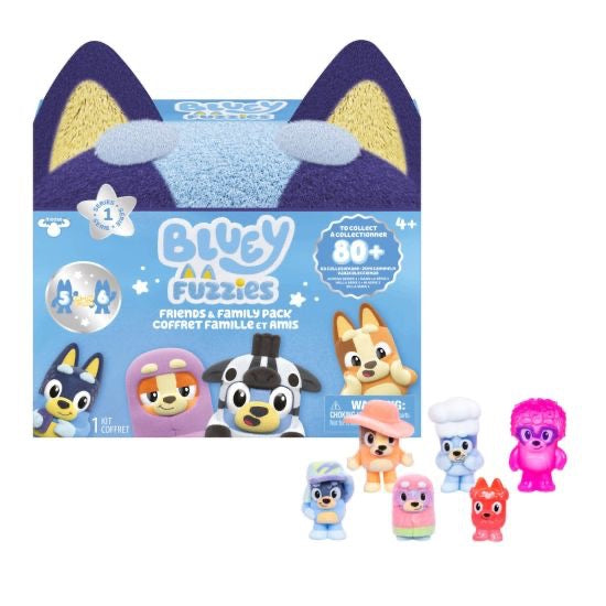 Bluey Fuzzies Friends & Family Pk