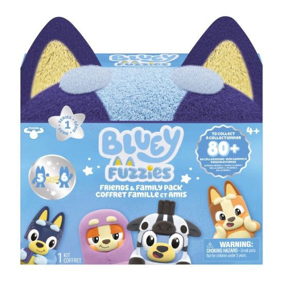 Bluey Fuzzies Friends & Family Pk