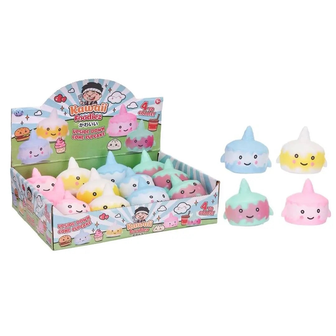 Kawaii Foodiez Upside Down Cone Cupcake Sensory Toy