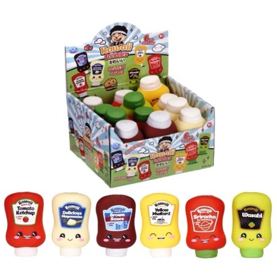 Kawaii Squeezy Sauces