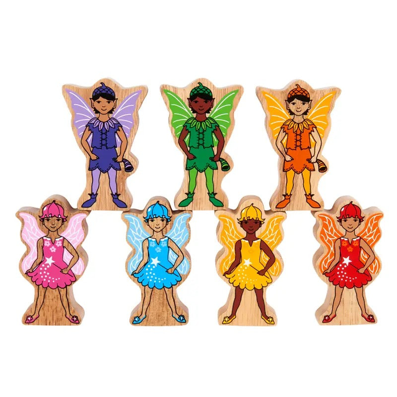 Lanka Kade Rainbow Fairies - Handmade Fair Trade Wooden Kids Toy