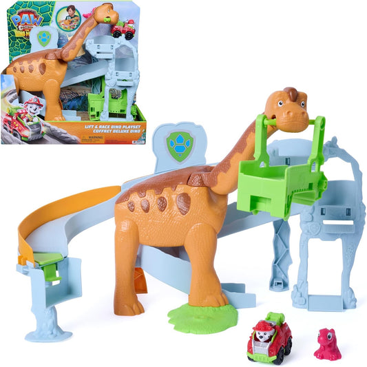 Paw Patrol The Dino Movie Lift And Race Dino Playset
