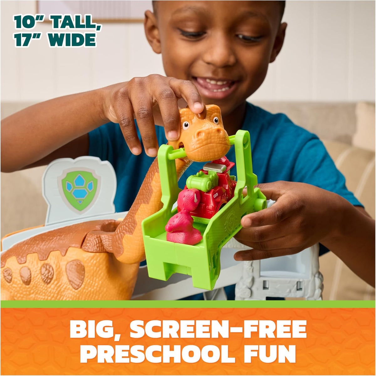 Paw Patrol The Dino Movie Lift And Race Dino Playset