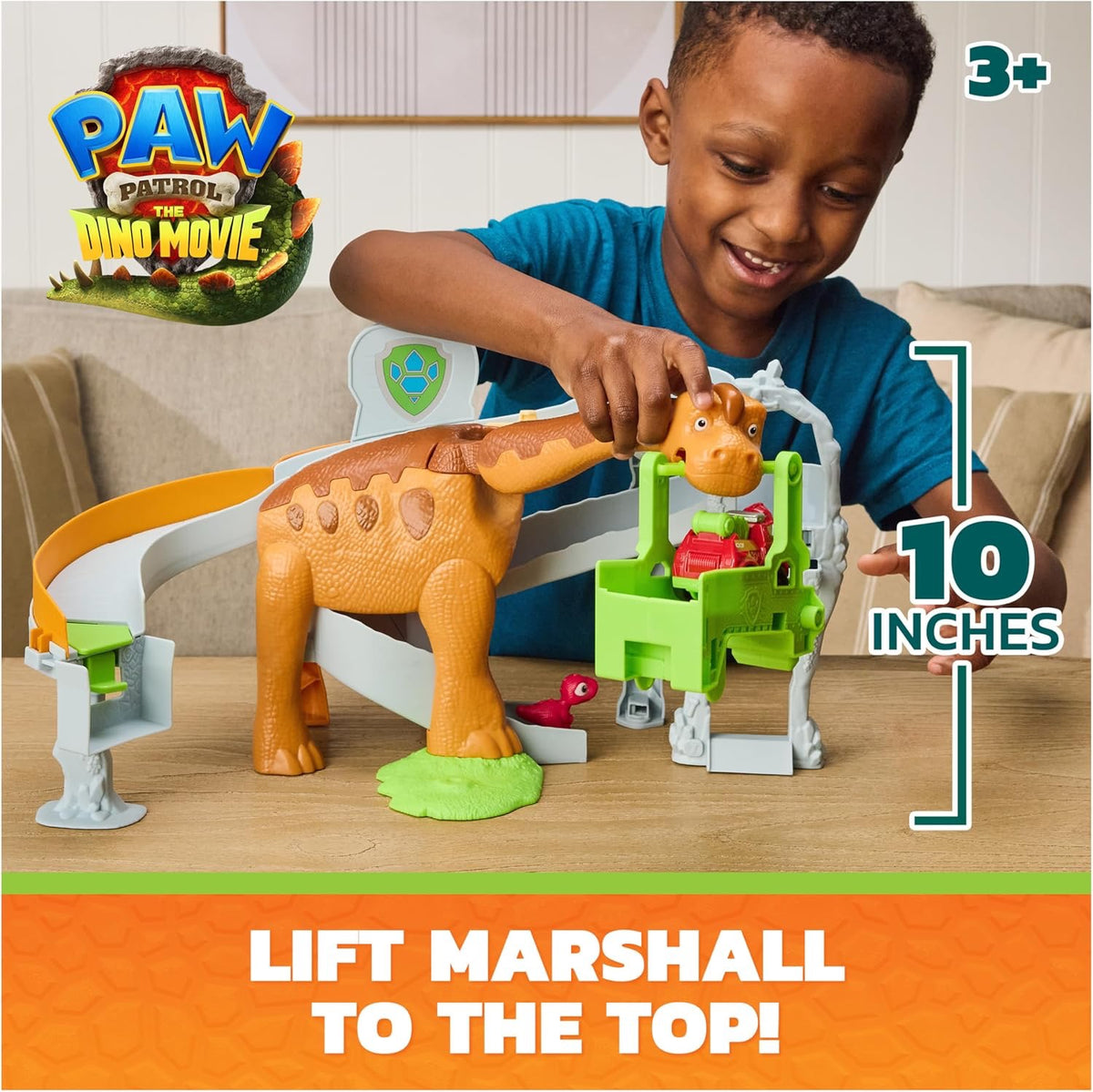 Paw Patrol The Dino Movie Lift And Race Dino Playset