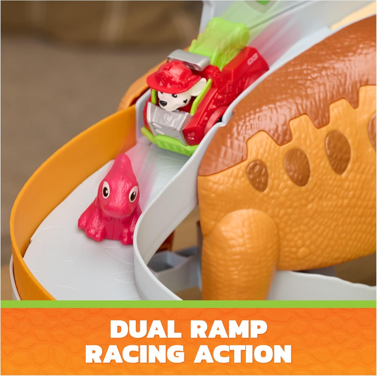 Paw Patrol The Dino Movie Lift And Race Dino Playset