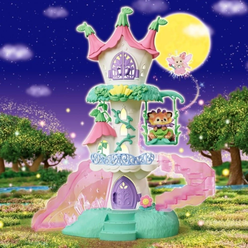 Sylvanian Woodland Fairy Fairytale Tower Playset