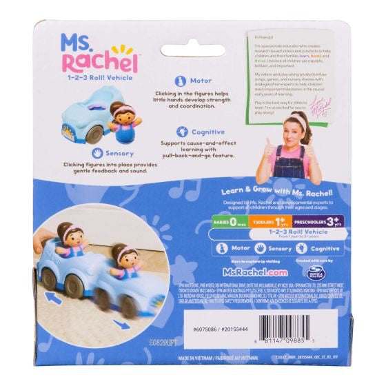 Ms. Rachel 1, 2, 3 Roll! Vehicle