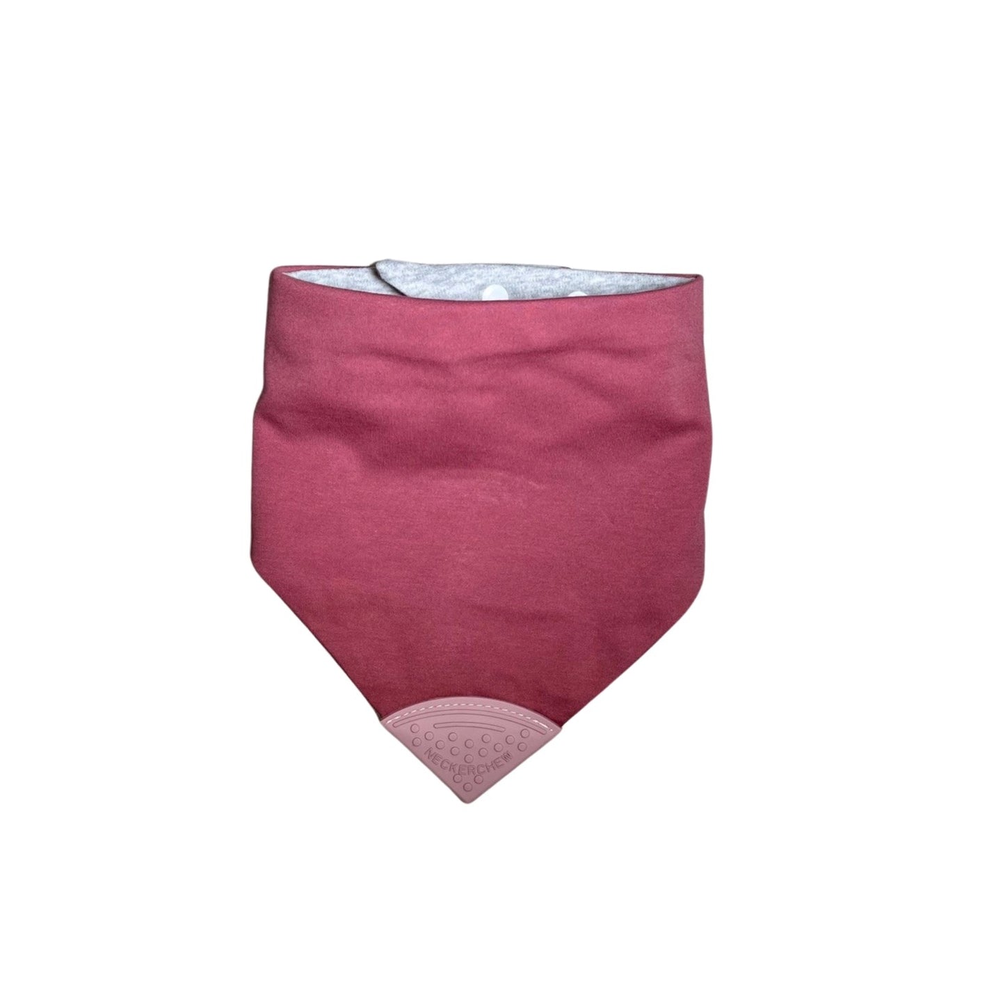 Pink Neck Chewie Bib : Size Medium age 4+ (reversible)