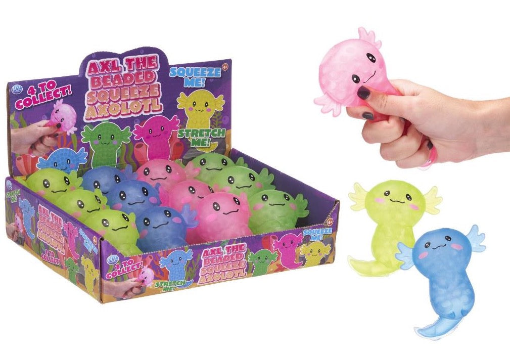 Beaded Squeeze Squishy Axolotl