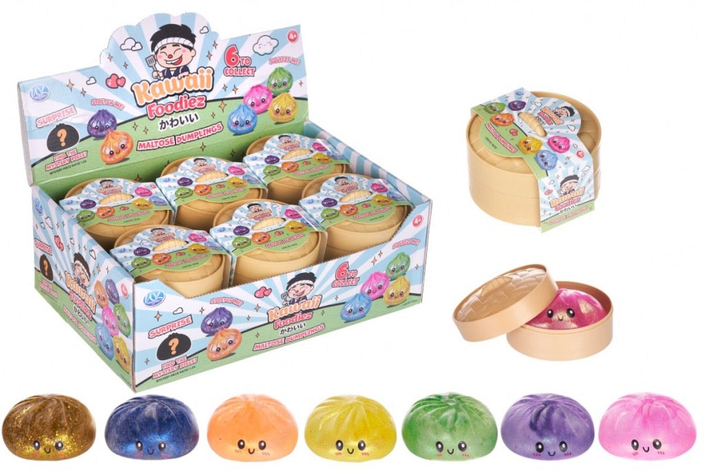 Kawaii Foodiez Squishy Sugar Slow Release Maltose In Dumpling Case 8.5cm