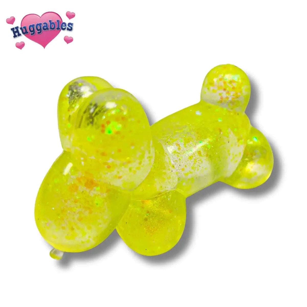 Balloon Dog Maltose Slow Release Glitter Squishy