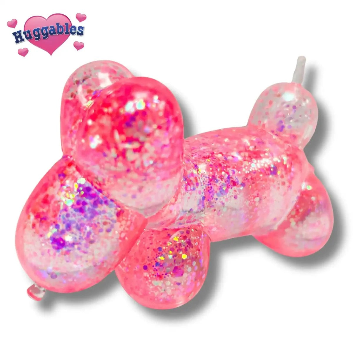 Balloon Dog Maltose Slow Release Glitter Squishy