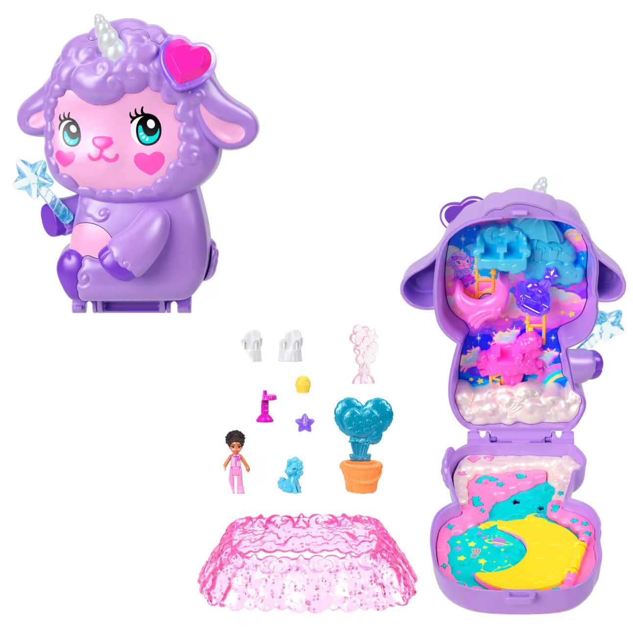 Polly Pocket Compact Playset Dreamland Lamb