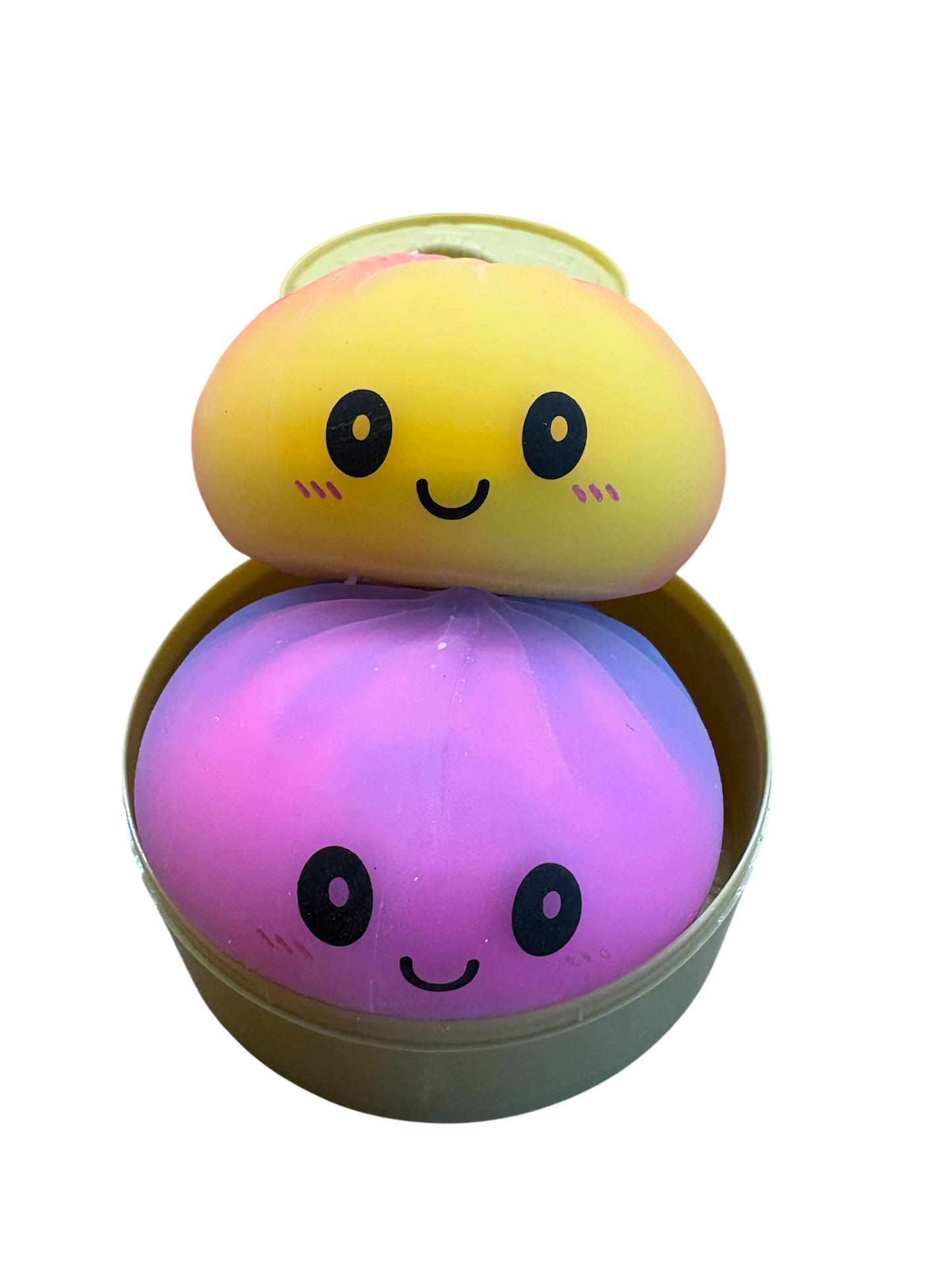 Two Tone Rainbow Mystery Bao Dumpling