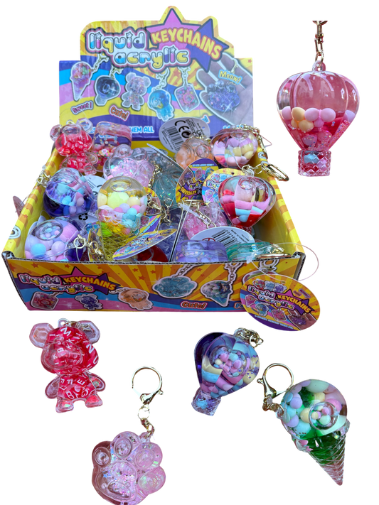 Liquid Acrylic Keyrings