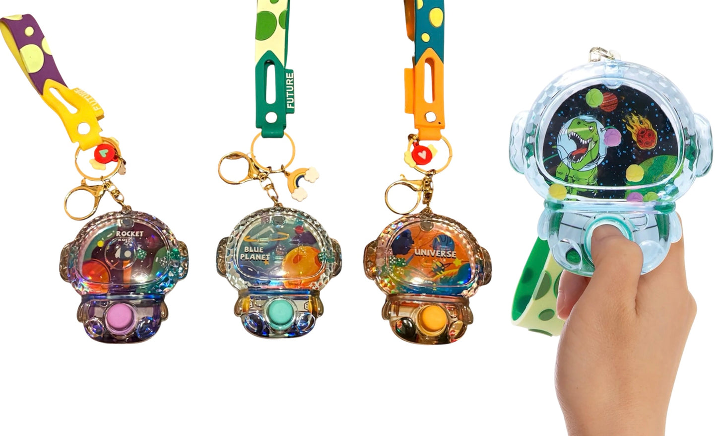 Space Man Water Game  Keyrings