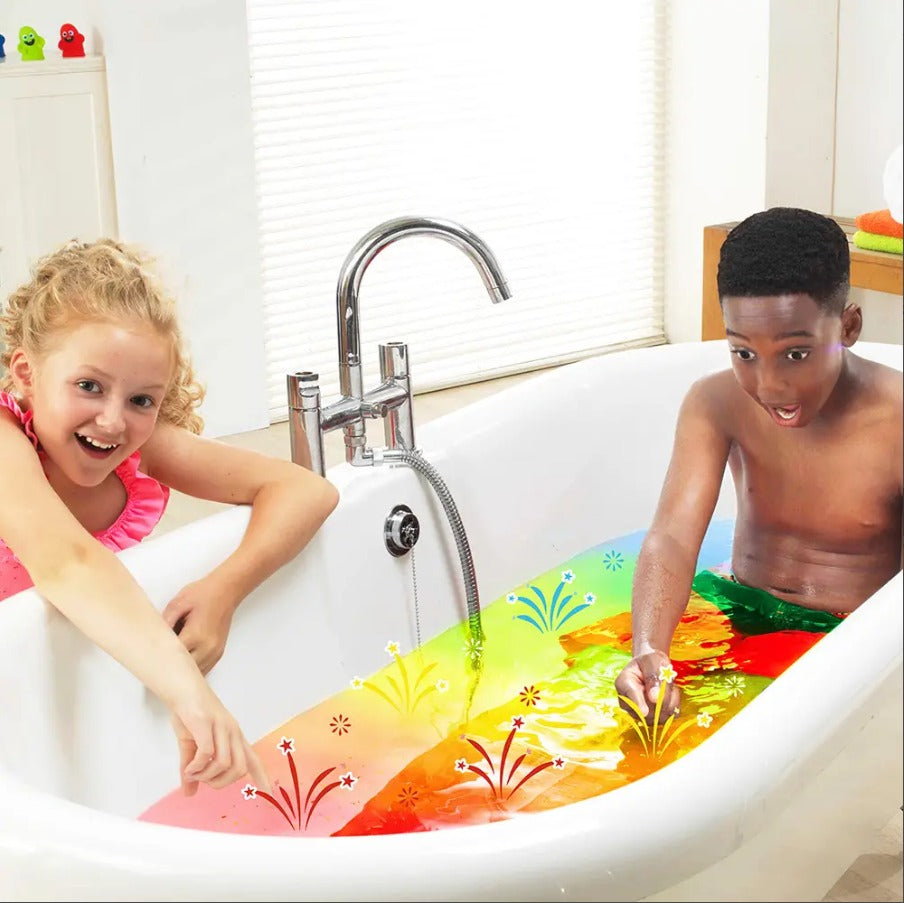 CRACKLE BAFF RAINBOW 60G - 6 PACK - MIXED COLOUR RED YELLOW GREEN ORANGE PURPLE