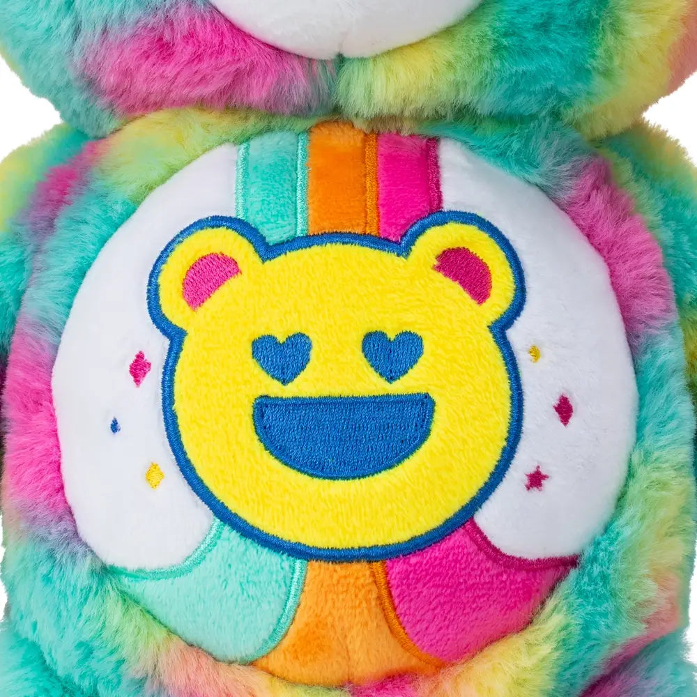 Care Bears Medium Plush Good Vibes Bear  (Eco Friendly) 35cm