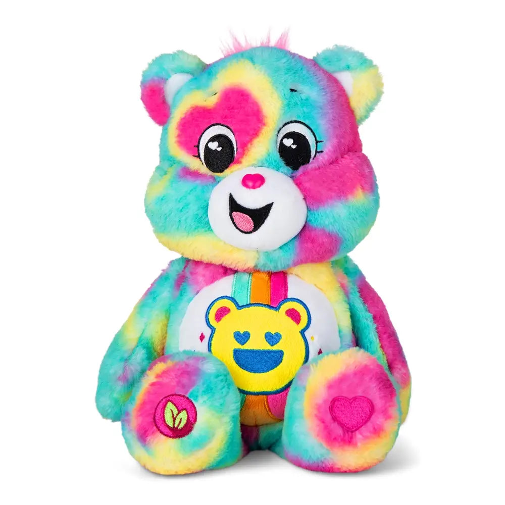 Care Bears Medium Plush Good Vibes Bear  (Eco Friendly) 35cm