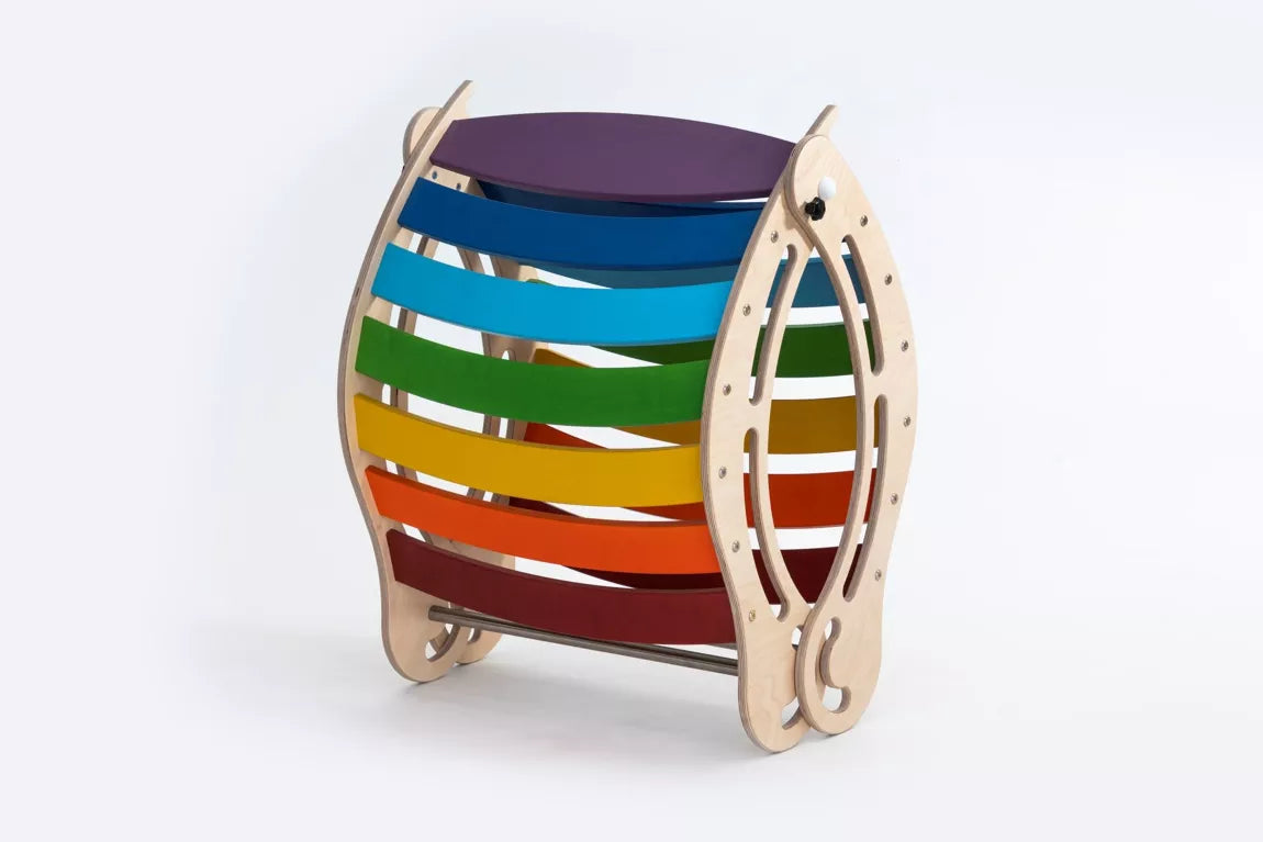 Rocker Object Wooden Foldable Extra Large Rainbow Rocker – Wooden, Sensory and ...