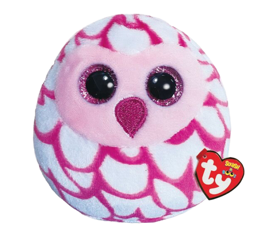 Beanie Mini Squish a Boo- PINKY OWL
