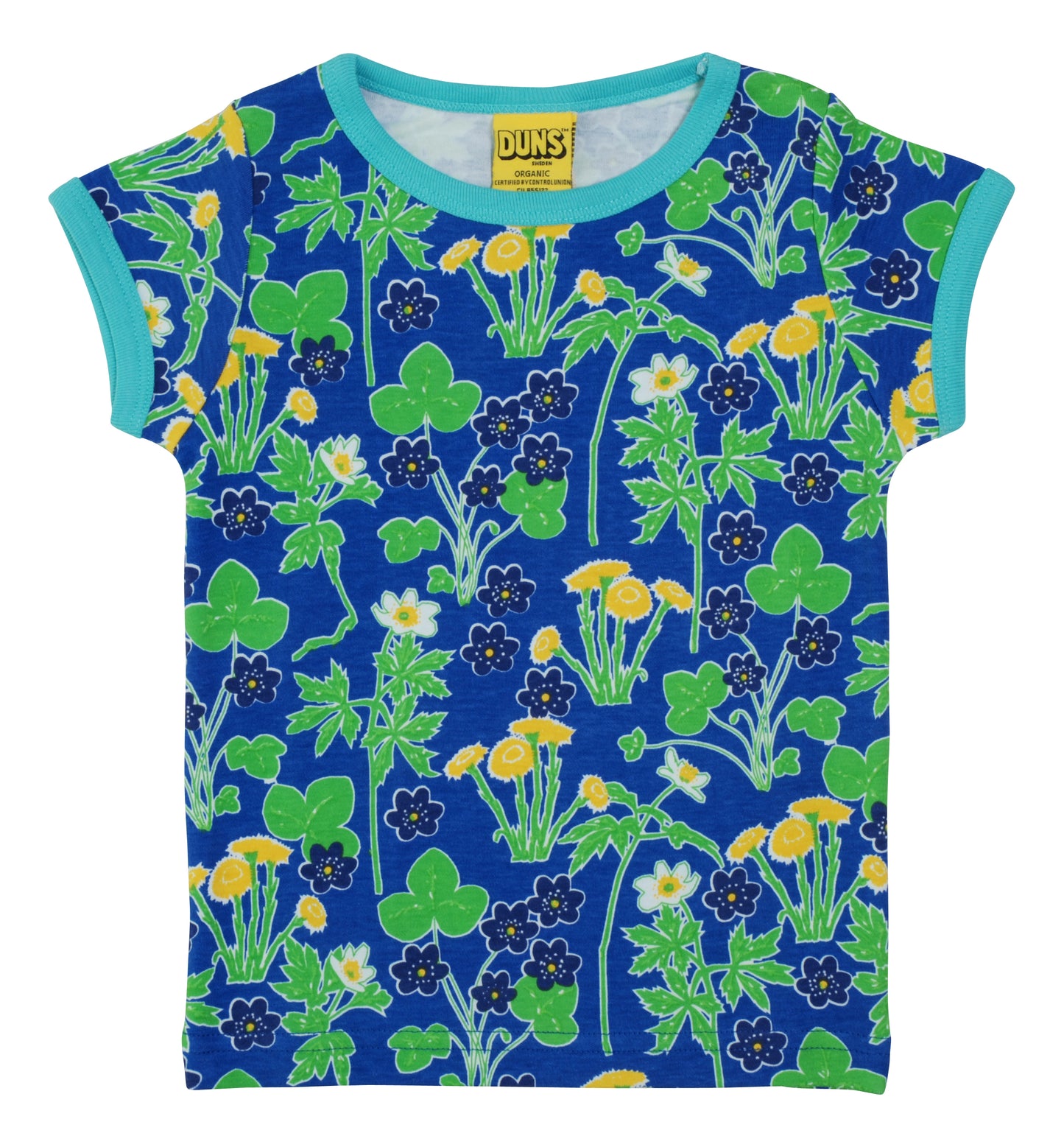 Duns- Short Sleeve Top- Blue Coltsfoot