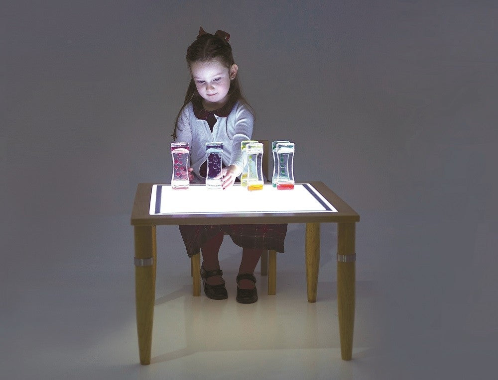 Adjustable Wooden Light Table – Wooden, Sensory and Softplay Ltd