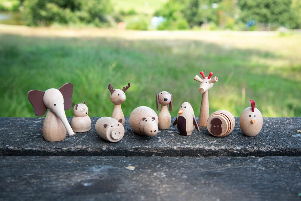 Wooden Animal Friends Pk10