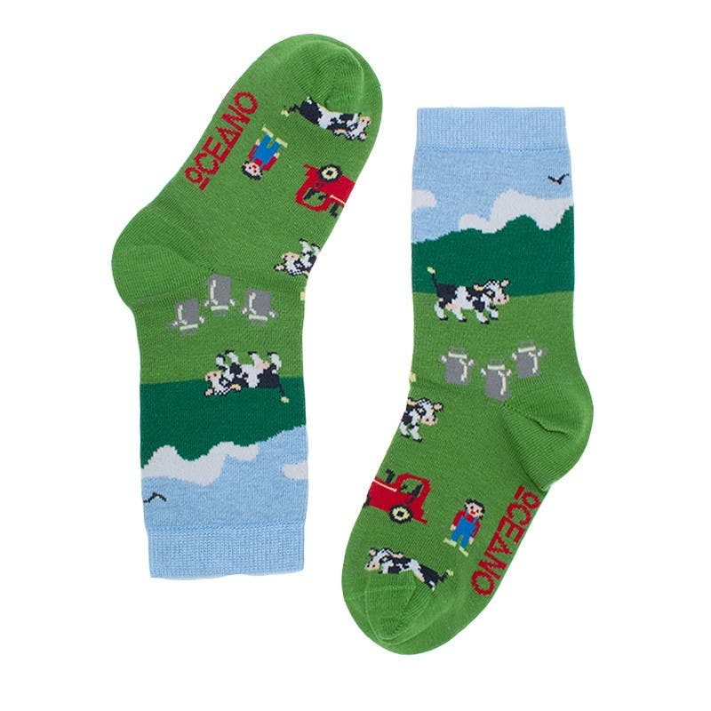 Farmyard Socks- Older Children's Size