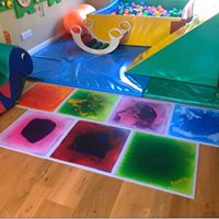 Set of Four Sensory liquid Tiles (50x50cm)
