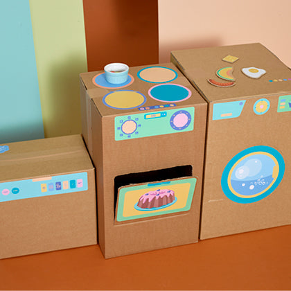 Alternative Play Sticker Set Up- Kitchen – Wooden, Sensory and Softplay Ltd