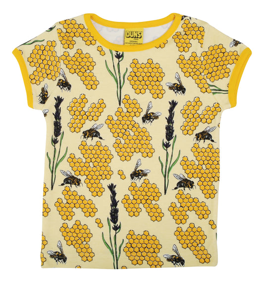 Duns- Short Sleeve Top- Bee Yellow