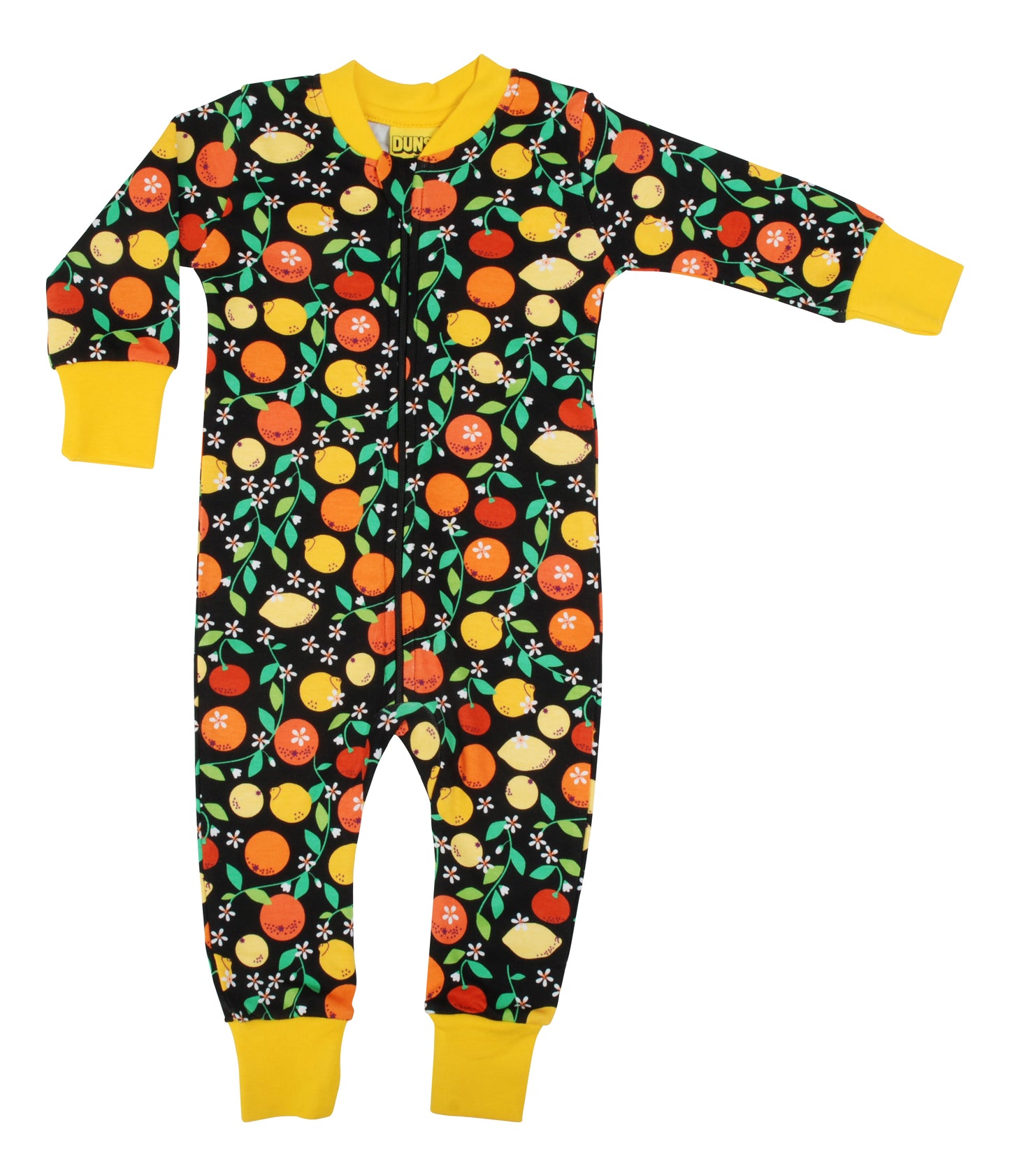 Duns- Zip Suit - Citrus Black