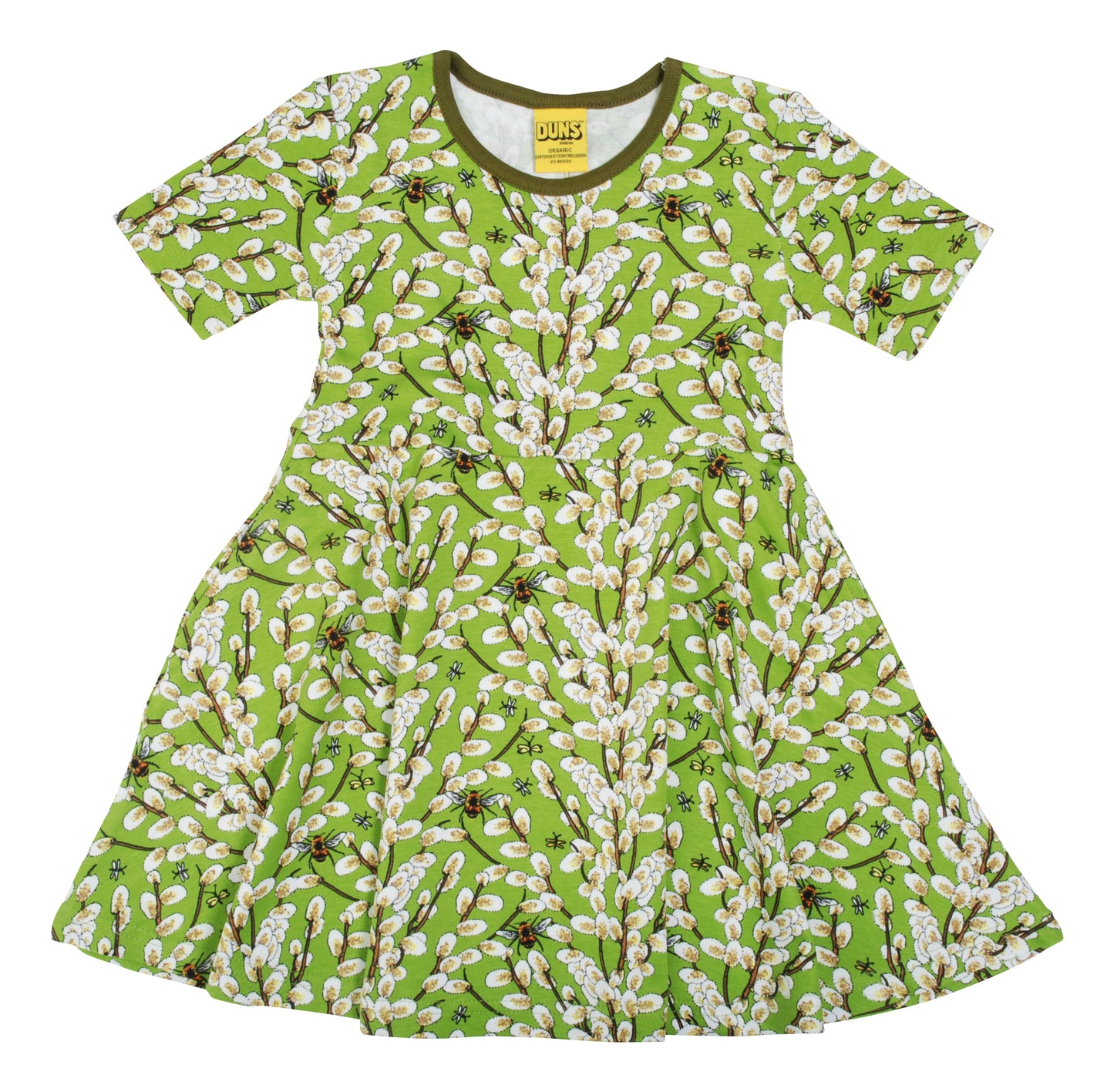 Duns- Skater Dress- Willow green