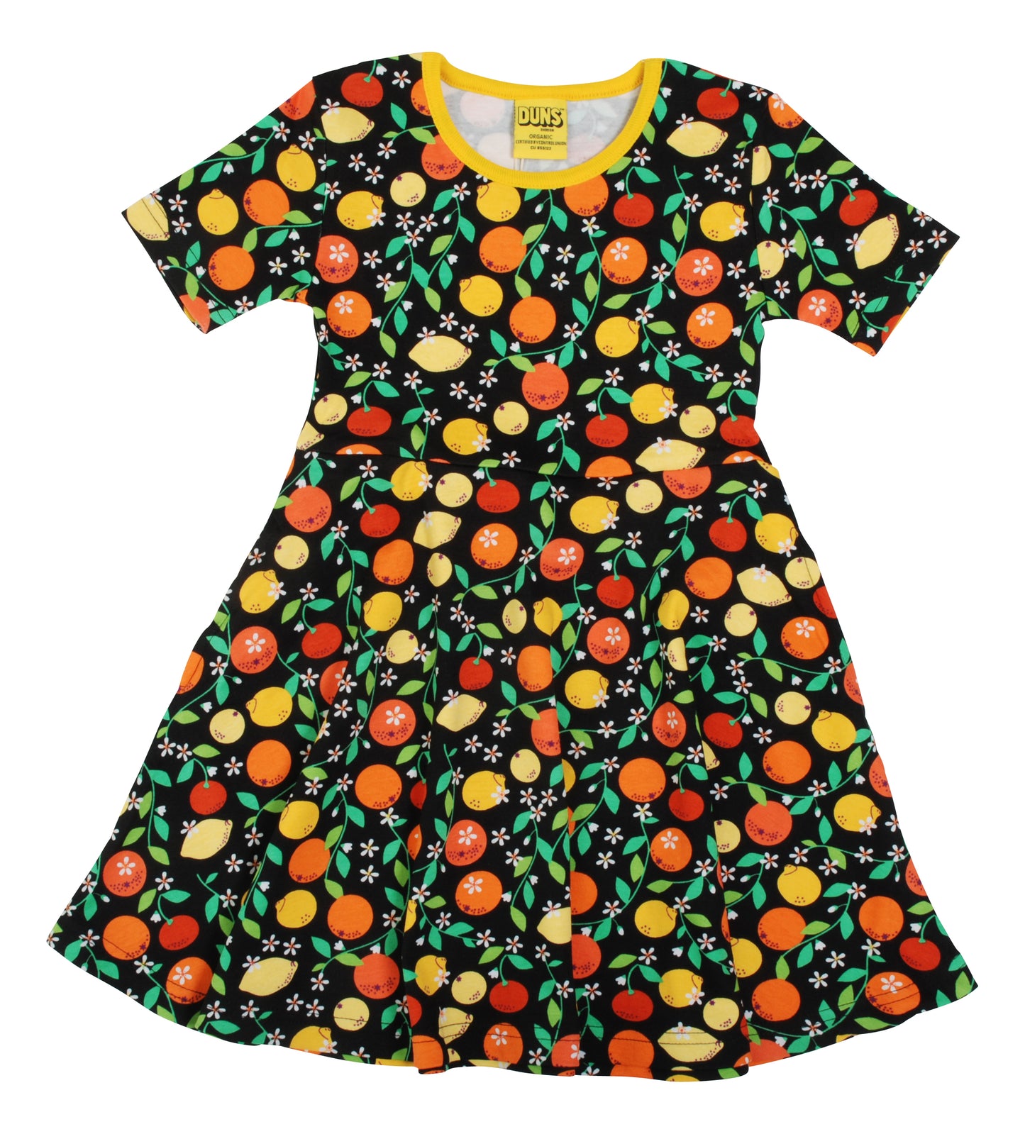 Duns- Skater Dress- Citrus Black