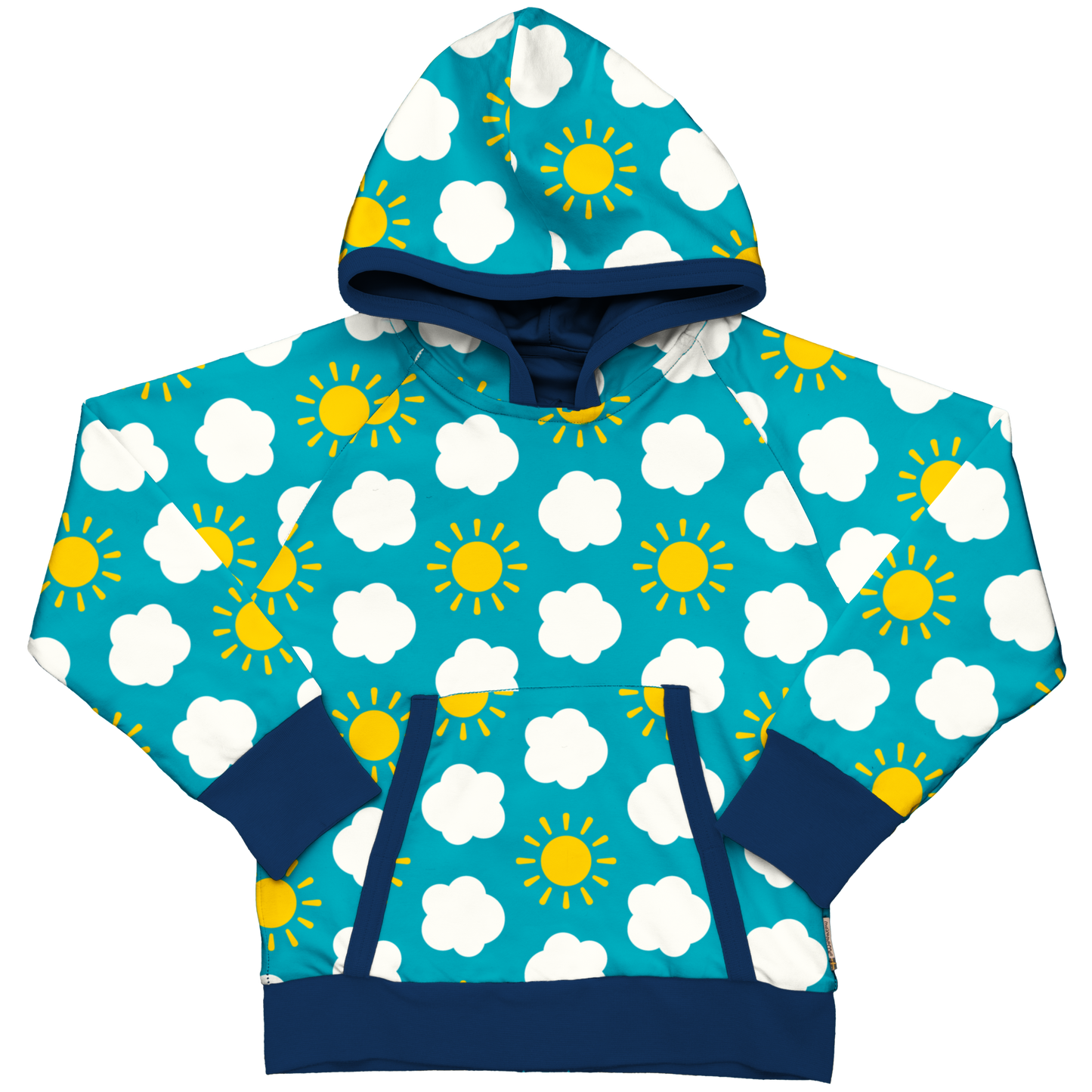 Maxomorra Hooded Lined - Sky