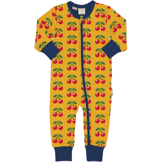 Maxomorra Rompersuit- Cherry 86/92 (18-24 months)