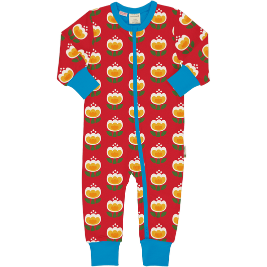 Maxomorra Rompersuit- Tulip- 86/92 (18-24 months)