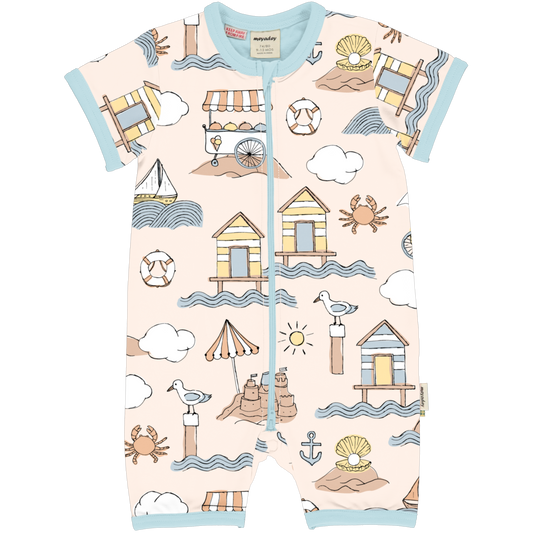 Meyaday Rompersuit Short Sleeve- Salty Shore 86/92 (18-24 months)