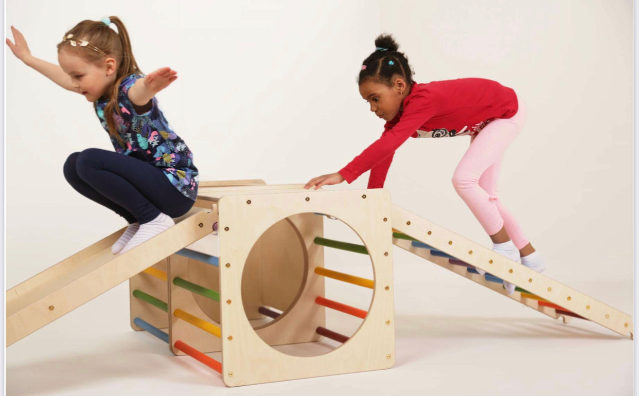 Rainbow Climbing Cubes