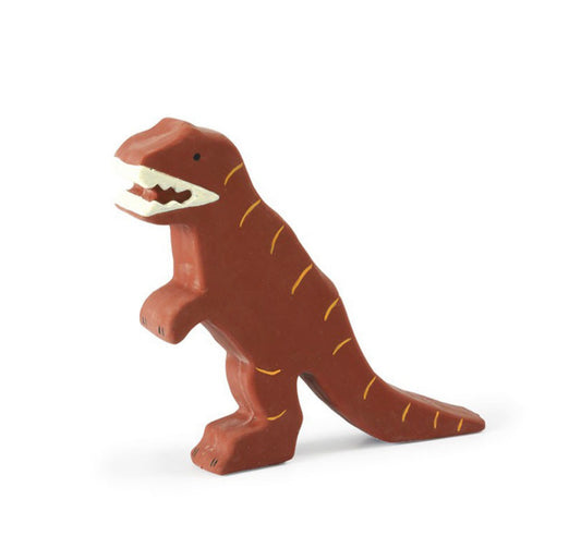 Tyrannosaurus Rex (T-Rex) Natural Rubber Twiddle, Squeezy, Chewy Toy