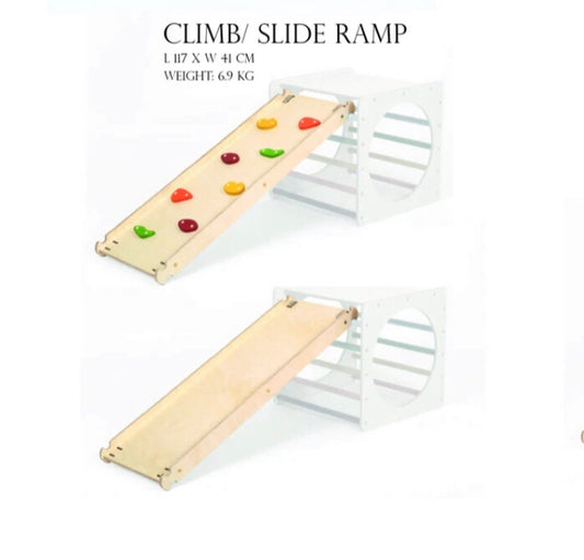 Rainbow Climbing Ramp/Slide Compatible With Cube