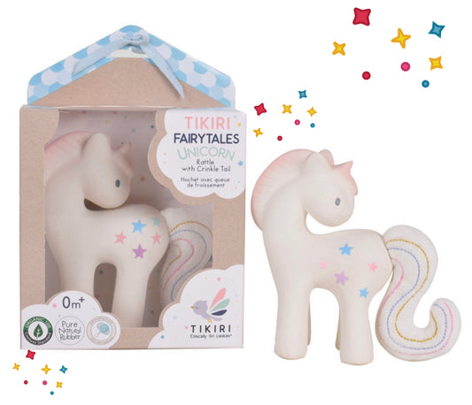 Cotton Candy Unicorn – Natural Rubber with Crinkle Tail