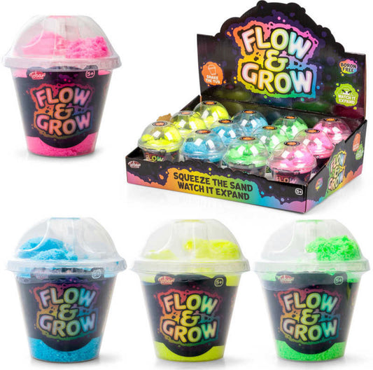 Flow and Grow- Sand like putty that appears to move and Grow