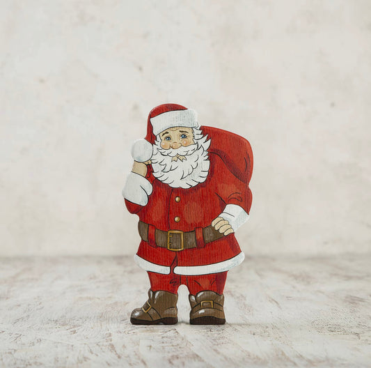 Santa Claus by Wooden Caterpillar