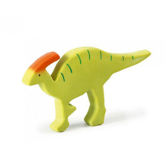 Parasaurolophus Natural Rubber Twiddle, Squeezy, Chewy Toy