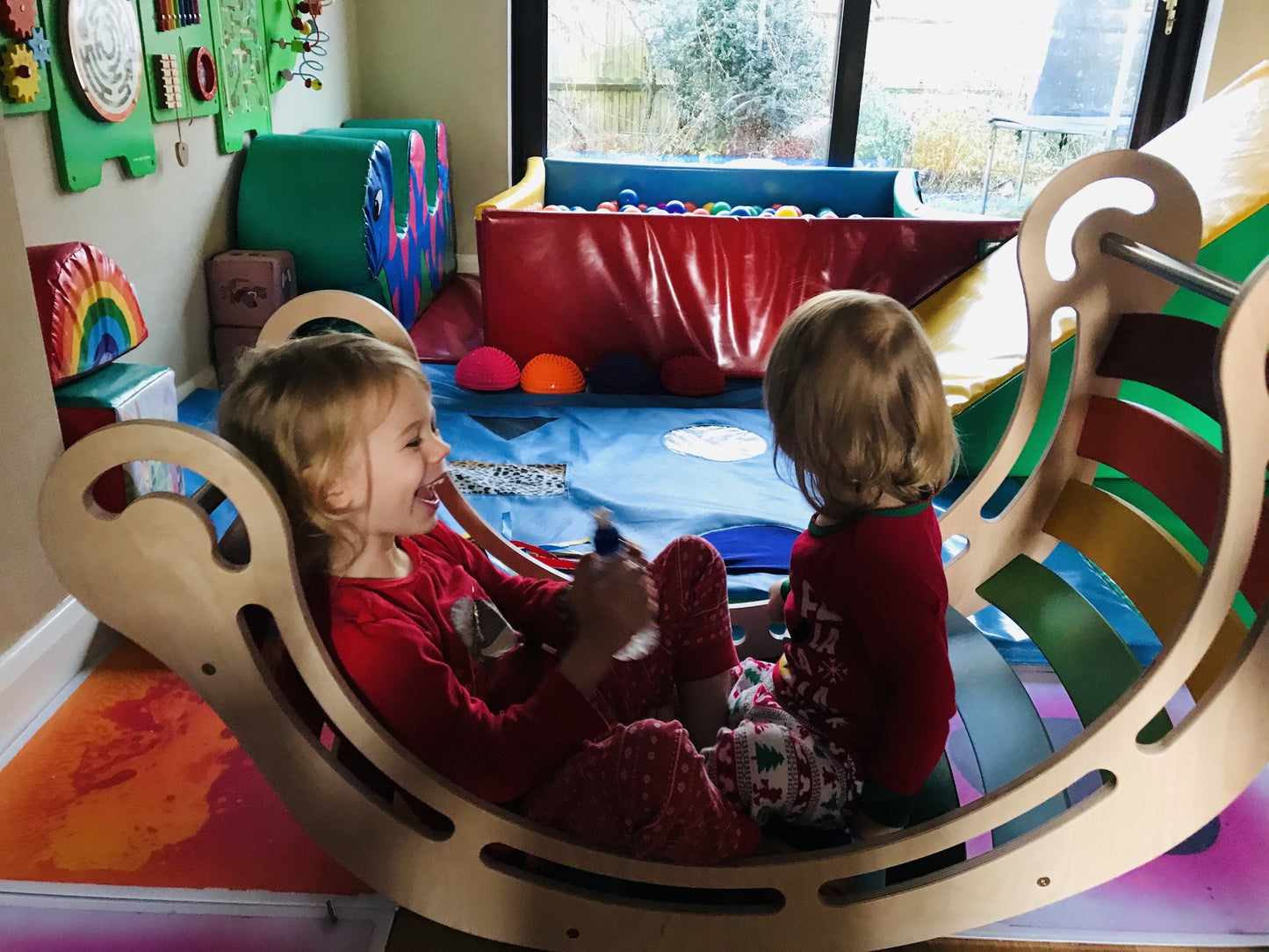 Extra Large Rainbow Rocker (With Ramp Add On Option)