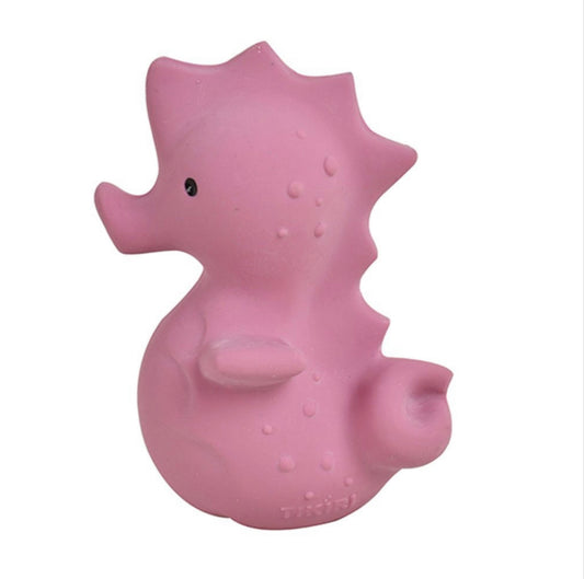 Natural Rubber Seahorse- Twiddle, Squeezy, Chewy Toy