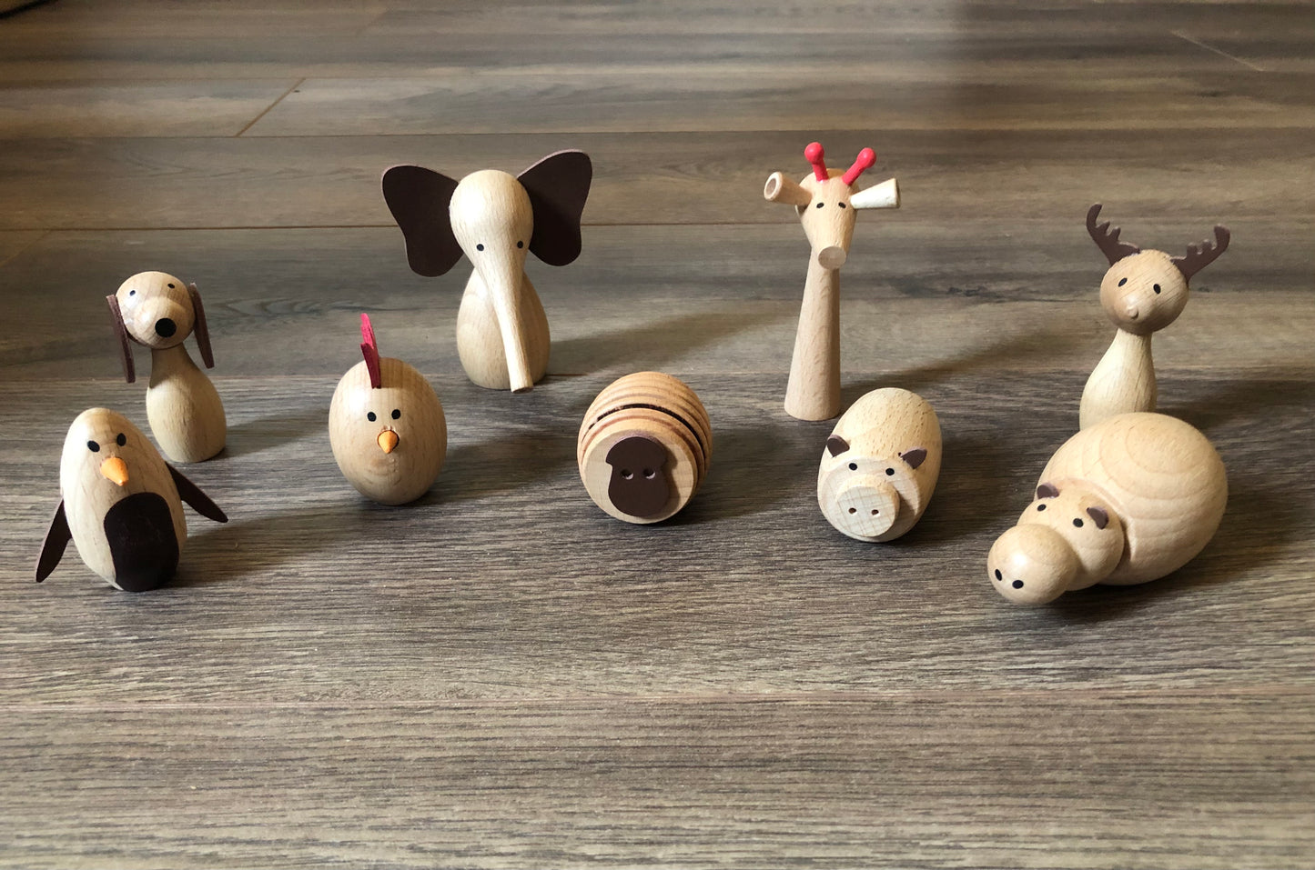 Wooden Animal Friends Pk10