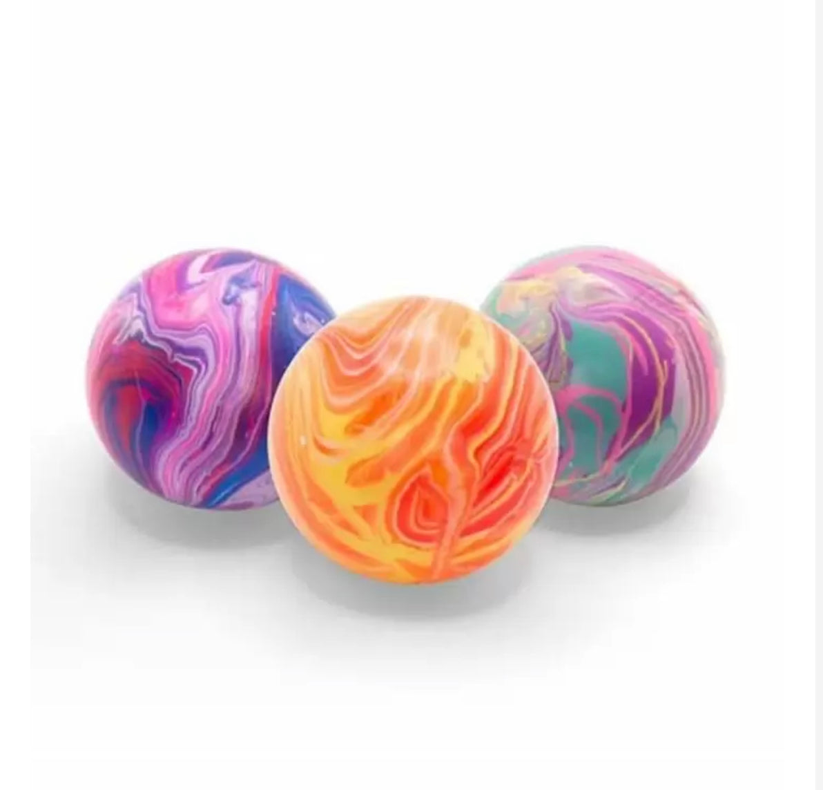 Marble squish and and squeeze ball